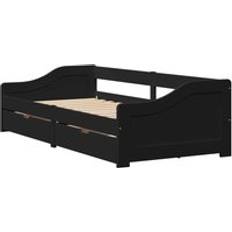 Beds & Mattresses vidaXL Day Bed with 2 Drawers 90x200 cm