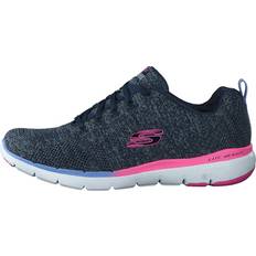 Skechers Womens Flex Appeal 3.0 - Reinf Nvmt - Blå