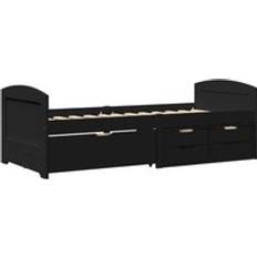Beds & Mattresses vidaXL Day Bed with 5 Drawers 90x200 cm