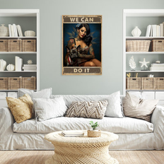 Interior Details Trinx We Can Do It Graphic Print 20.0 H x 16.0 W x 1.25 D Framed Art