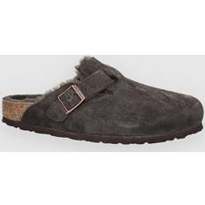 Birkenstock Boston Shearling Sandaler - Mocha