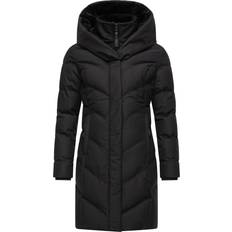 6XL Coats Ragwear Natalka Cosy Jacket - Black