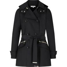 Tenchcoat 241-GLADIA Regular Fit - Schwarz