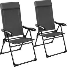 tectake Folding Camping Chair Maritz Set of 2