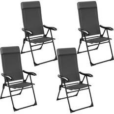 tectake Tectake Folding Camping Chair Set of 4