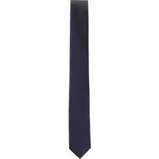 Blåa Slipsar HUGO Silk-Blend Tie With A Plain Weave