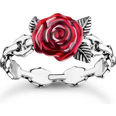 Thomas Sabo Röda Ringar Thomas Sabo Ring Roses - Red/Silver