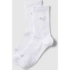 Dam - Yoga Strumpor Puma Classic Women Logo Crew Socks - White