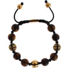 Nialaya Mehrfarbiges CZ Tigers Eye Bracelets - Brown