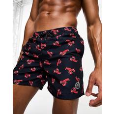 Jack & Jones Intelligence Swim Shorts Navy Lobsterprint