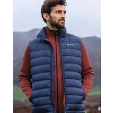 Men - Microfiber Vests Mountain warehouse Men's Seasons II Padded Gilet - Blue