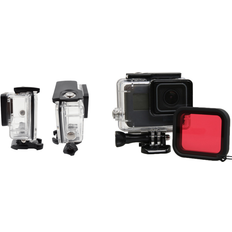 Gopro hero 7 Evermart GoPro HERO 5/6/7 Vandtæt Hus & Dykkerfilter
