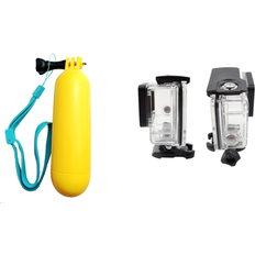 Gopro hero 7 Evermart GoPro HERO 5 6 7 Vandtæt Hus og Flydende Håndholdt Mount Pakke