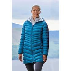 Turquoise - Winter Jackets Mountain warehouse Florence Long Padded Jacket - Blue/Green