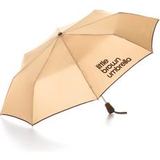 GustBuster Bloomingdale's Little Brown Umbrella Exclusive Khaki