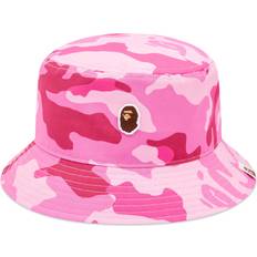 Rosa Sombreros Bape Woodland Camo Bucket Hat - Pink