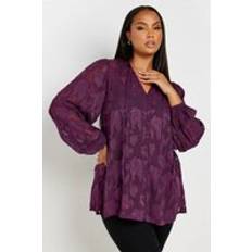 Women Blouses Yours Tie Neck Blouse - Purple