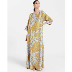 La DoubleJ Muumuu Dress Round Neck - Light Blue