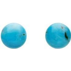 Turquoise - Women Earrings C. W. Sellors Sterling Silver Turquoise 5mm Ball Stud Earrings