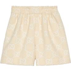 Fabric - Unisex Shorts Gucci GG Jacquard Terry-Cloth Shorts - Neutrals