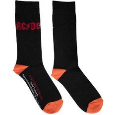 AC/DC Red Band Logo Ankle Socks - Black