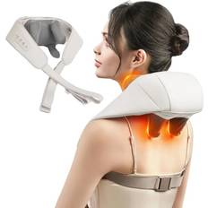 Megabilligt Elektrisk nakkemassasje med varme Shiatsu massasje skuldre, nakke og kropp beige