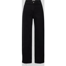 Mango Wide Leg Jeans - Black