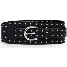 Desigual Svarta Skärp Desigual Wide Studded Belt - Black