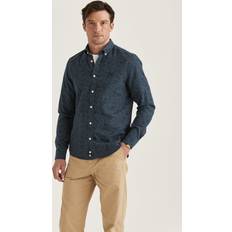Morris Skjortor Morris Morris Stockholm Flannel Printed Shirt - Marin Cotton