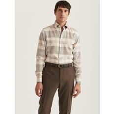 Morris Morris Stockholm-Soft Lama Shirt - Kaki