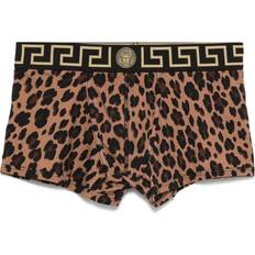 Versace Men's Underwear Versace Greca Border Boxers - Brown