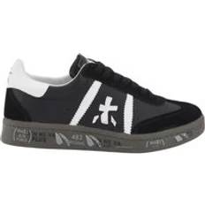 Sneakers with White Details - Black