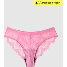 Understatement Lace Period Cheeky Panties - Candy Pink