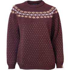 Ivanhoe of Sweden Sire Crewneck Uldsweater - Ruby Wine