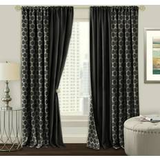 Prelude Reversible Blackout Rod Pocket Curtain Panel 50 x 64