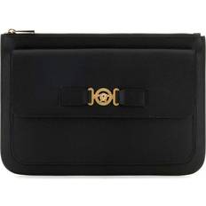 Black - Men Clutches Versace Grande Pochette Medusa Biggie - Black