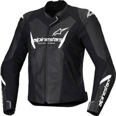 Skind Motorcykeljakker Alpinestars MC-Jakke Stella Faster V3 Dame, Sort/Hvid Dame