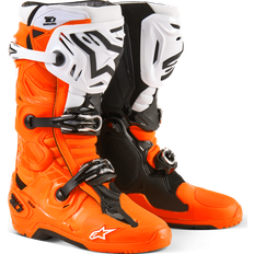 Alpinestars Tech Enduro Boots Fluo Orange-Black-White