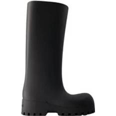 Balenciaga Women Boots Balenciaga Bulldozer Rainboot Boots - Black
