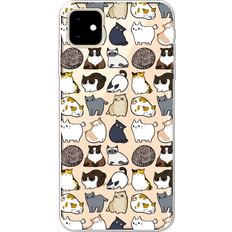 iPhone 11 Cover med Katte i Silikone