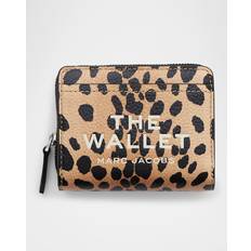 Marc Jacobs Mini Cheetah Compact Wallet - Black Multi