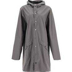 Rains Waterproof Long Jacket - Grey