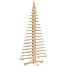 vidaXL Wooden Natural Christmas Tree 150cm