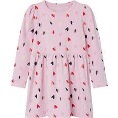 Name It Robes Name It Girl's Long Sleeved Dress - Roseate Spoonbill