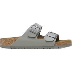 Birkenstock Arizona BF Saffiano Stone Coin - Grey