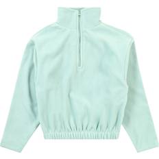 Einfarbig Sweatshirts Tom Tailor Cropped Fleece - Mint