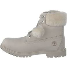 Timberland Premium W Shearling Collar Pure Cashmere - Grå/Beige