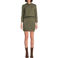 Marion Tencel Shirt Dress - Military
