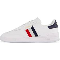 Polo Ralph Lauren Heritage Aera Suede Leather Sneakers - White/Red/Blue