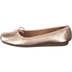 Kulta Ballerinat Clarks Freckle Ice Rose Gold Shoes - Guld/Brun/Beige